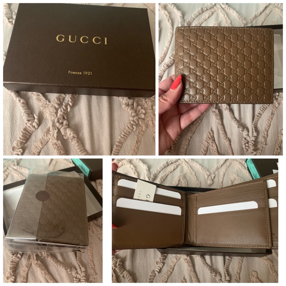 Gucci men’s wallet brand new—authentic